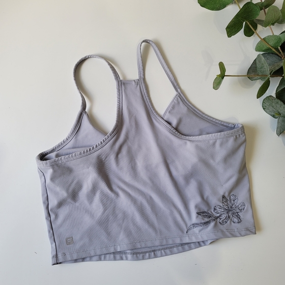 Rare Fabletics longline floral embroidered bralette bra - Picture 2 of 9